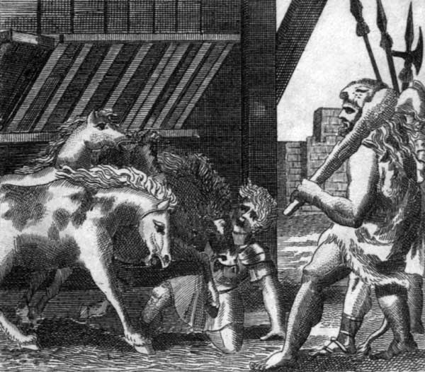 ,Diomedes and his Horses.